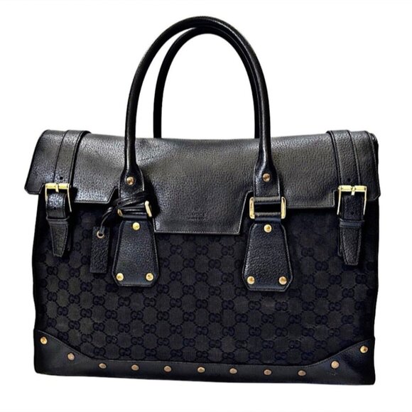 EUC Preloved Authentic Gucci Steamer Overnight Bag - Picture 1 of 13